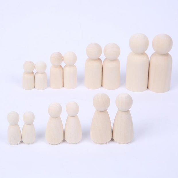 wooden peg family