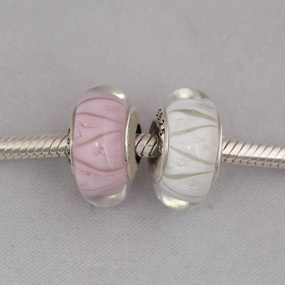 glass charm beads