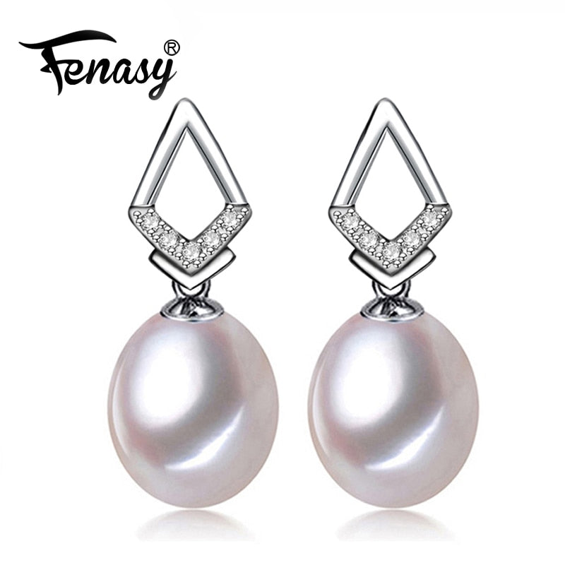 genuine pearl earrings