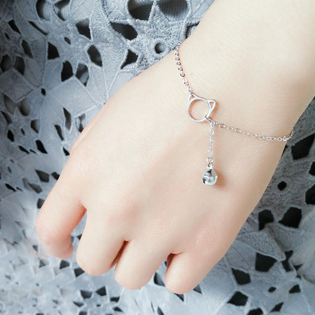 plain silver chain bracelet