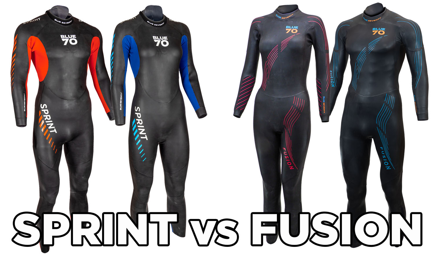 sprint versus fusion wetsuits