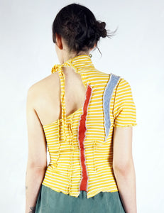Yellow Patchwork Top