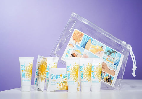 Sun and sol bathroom amenity kit