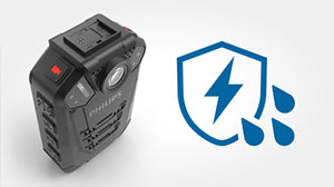 Philips VideoTracer Body Worn Camera DVT3120 - Robust waterproof casing - Speech Products