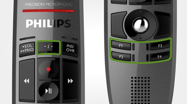 Philips LFH3510 SpeechMike Premium - Desktop Dictation Device for use with Speech Recognition Packages including Nuance Dragon Pro 15.4