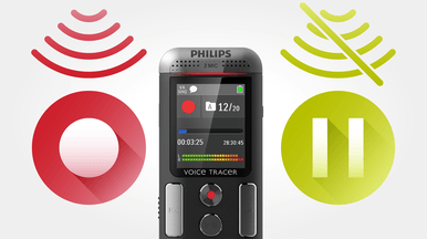 Philips DVT2710 Voice Activation for Hands Free Recording