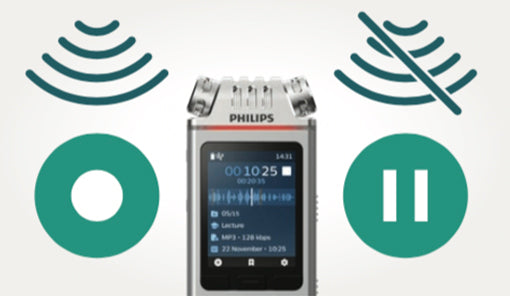 Philips DVT4110 VoiceTracer Audio Recorder with Voice Activation