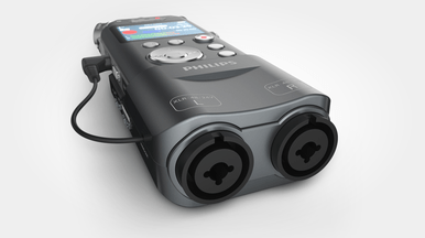 Philips DVT7500 Digital Audio & music Recorder XLR Line-in inputs for external sound sources