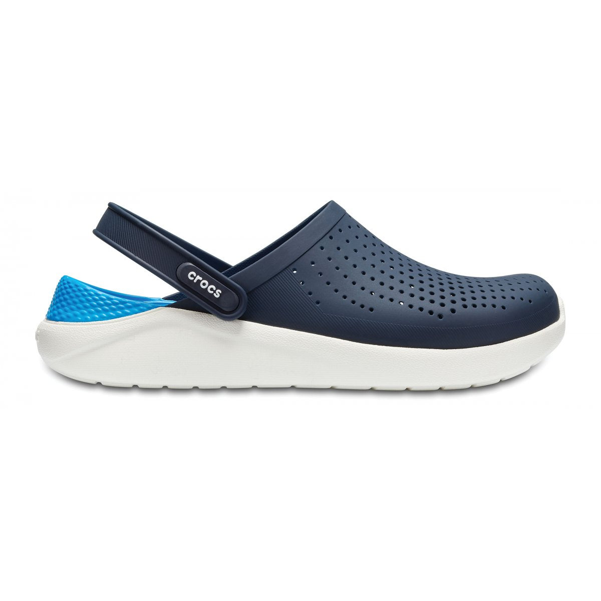 Crocs Lite Ride Relaxed Fit Clog Navy/White 204592462 MyTopSportsHouse