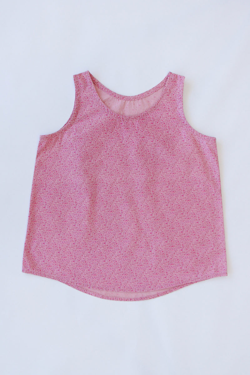 Mini Eucalypt Woven Tank & Dress Kids Sewing Pattern | Megan Nielsen ...