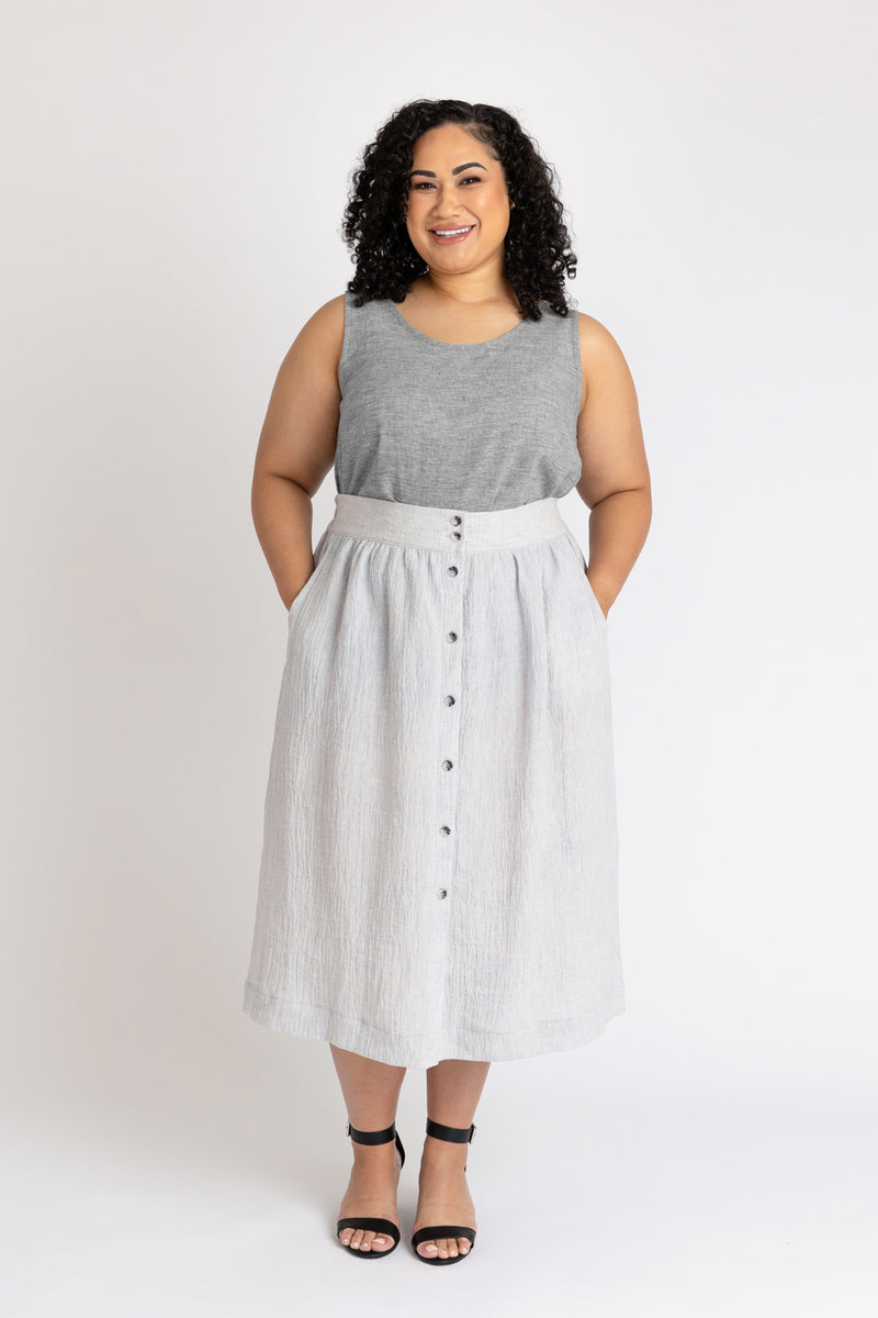 Kelly Curve Skirt Sewing Pattern | Megan Nielsen Patterns