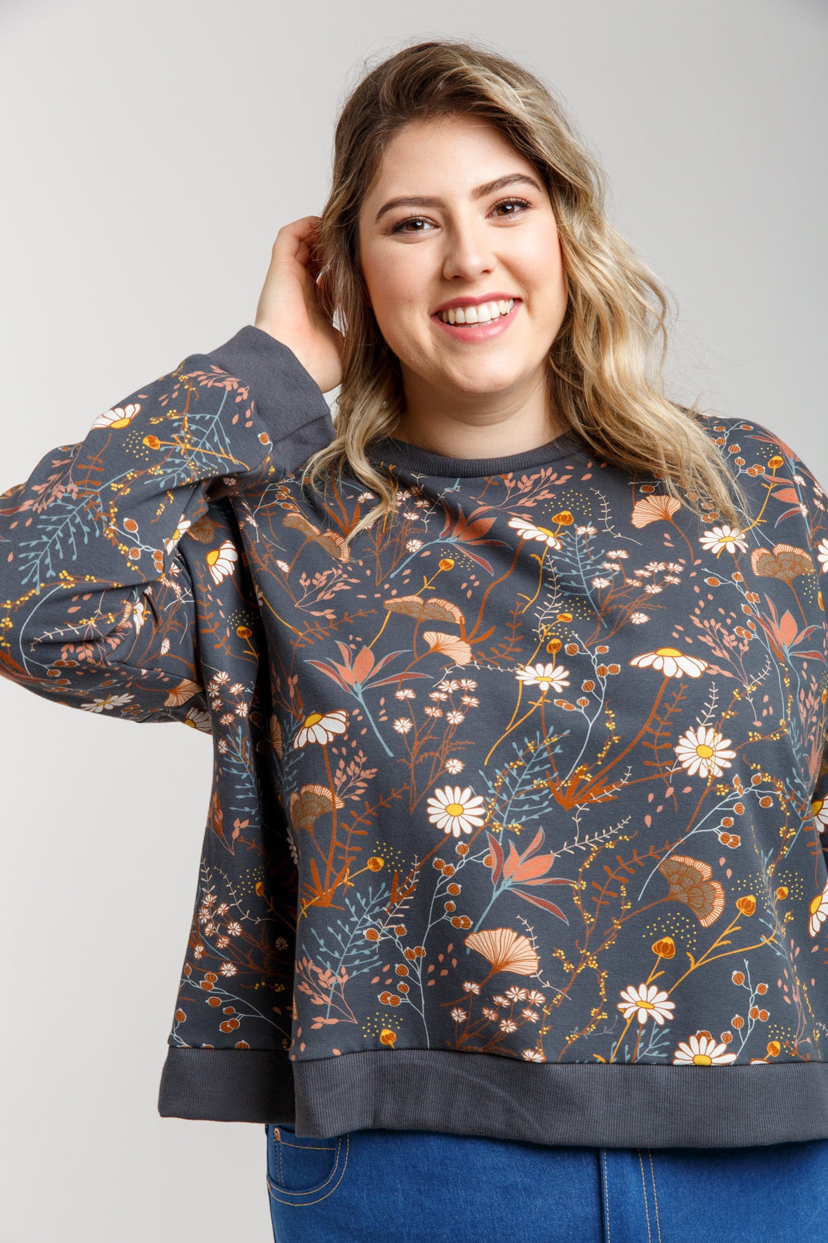 Jarrah Curve sweater - Megan Nielsen
