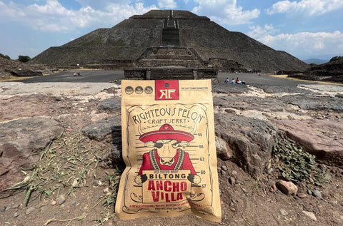 Ancho Villa at the Pyramids of Sun and Moon!  