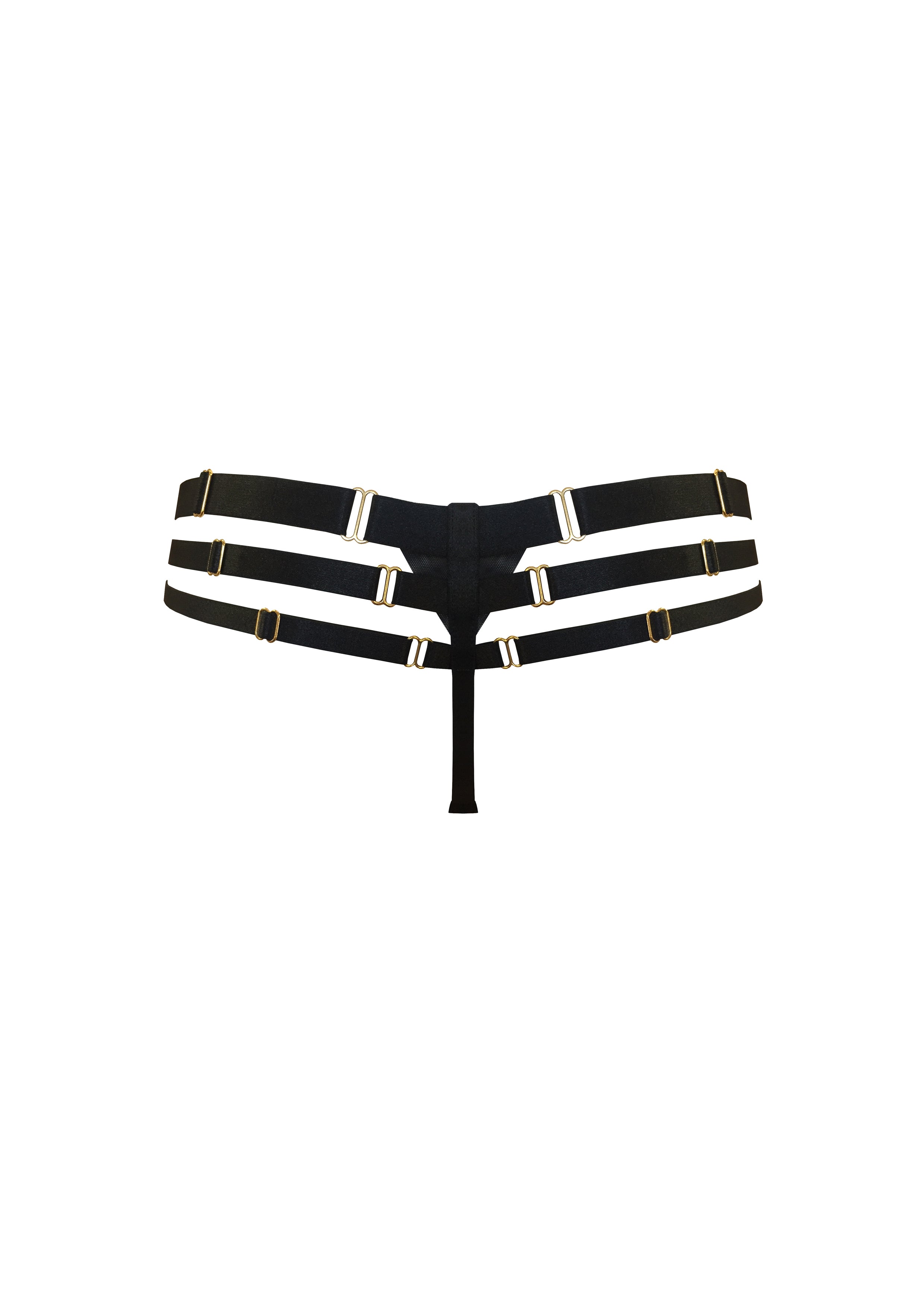 Art Deco Multi-Strap Thong