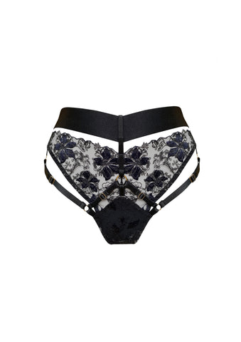 Fashion (style4-6) Lace Floral Thong Ladies Panties Embroidered