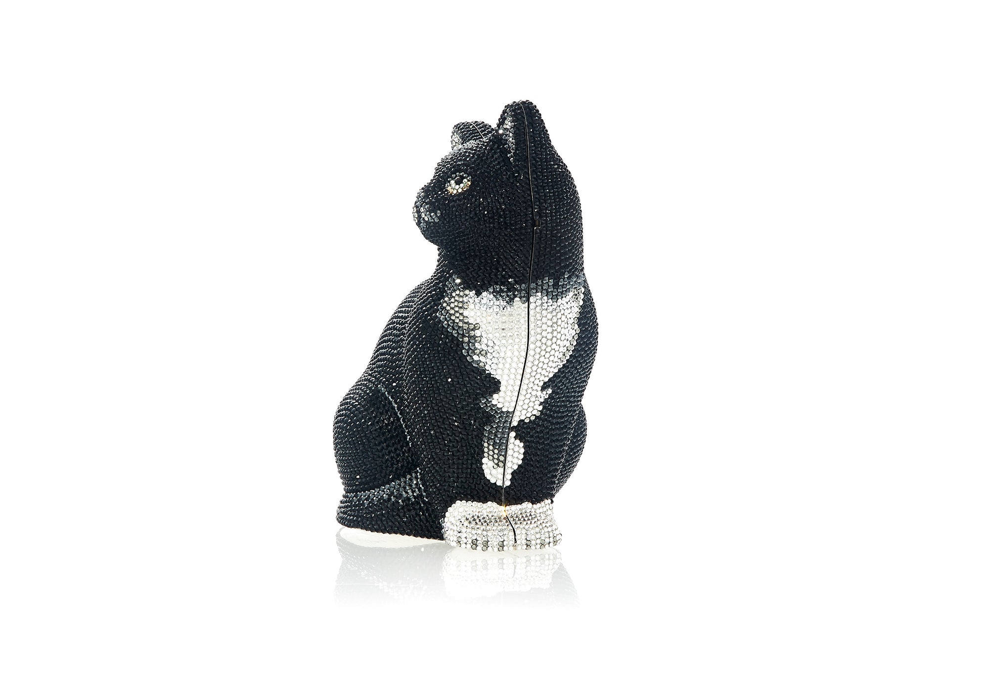 Sleeping cat minaudiere evening clutch by Judith Leiber on artnet