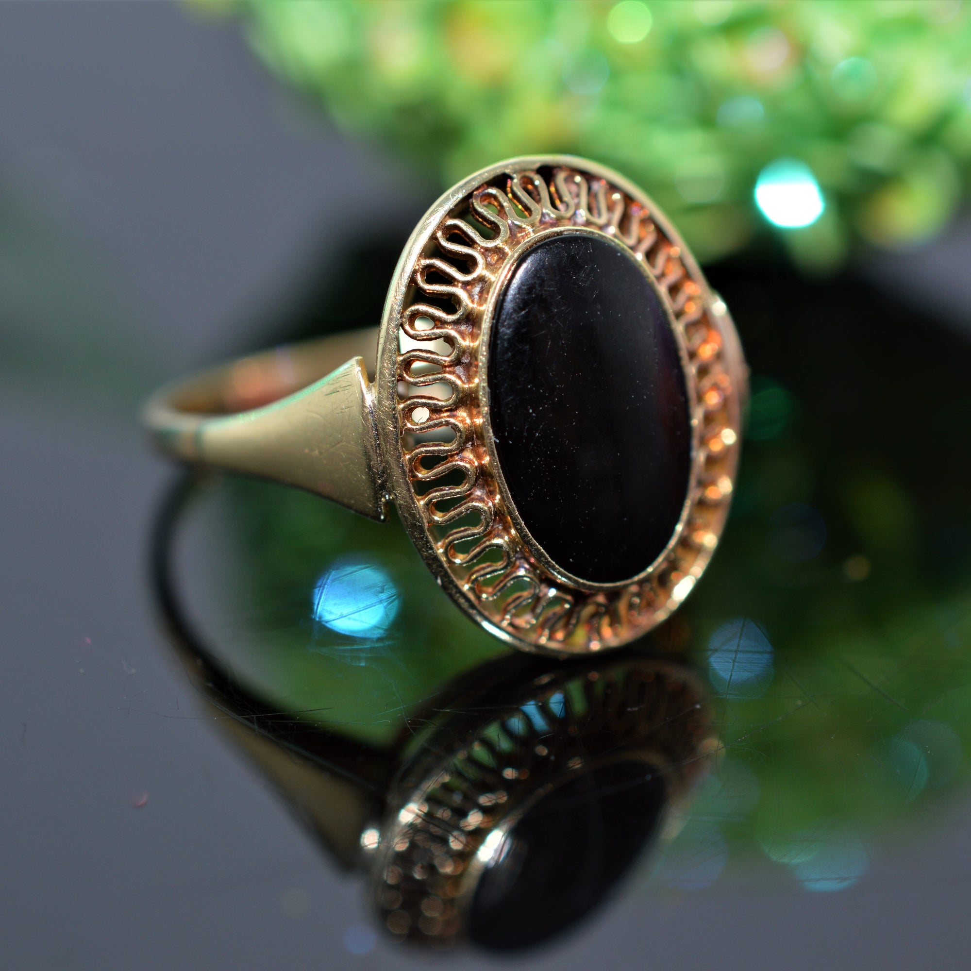 Mid-Century Dason 10k Yellow Gold Masonic Onyx Signet Ring –  ZestfulVintage, Ltd.