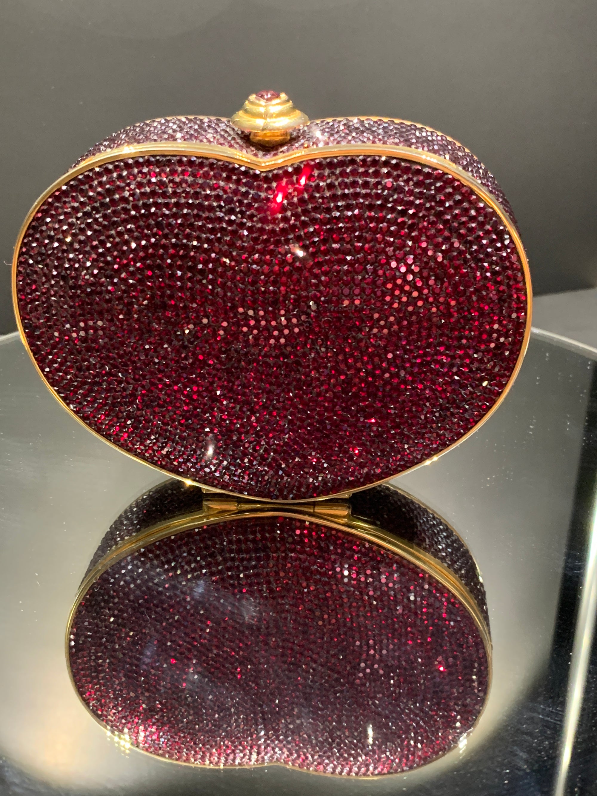 Peony Splendid Crystal Minaudière Handbag by Judith Leiber - Howard's DC