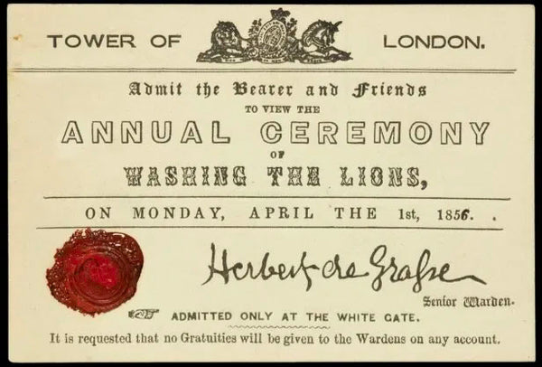 April's Fool - Washing the Lions