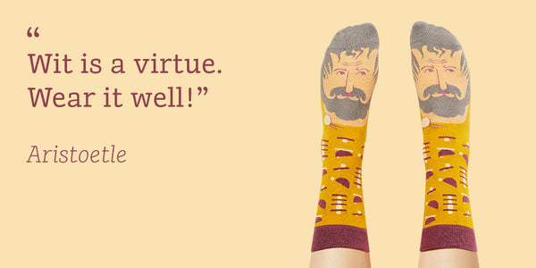 Aristotle Socks by ChattyFeet 