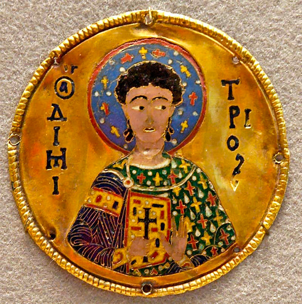 Enamel plaque, Byzantine Empire, c. 1100
