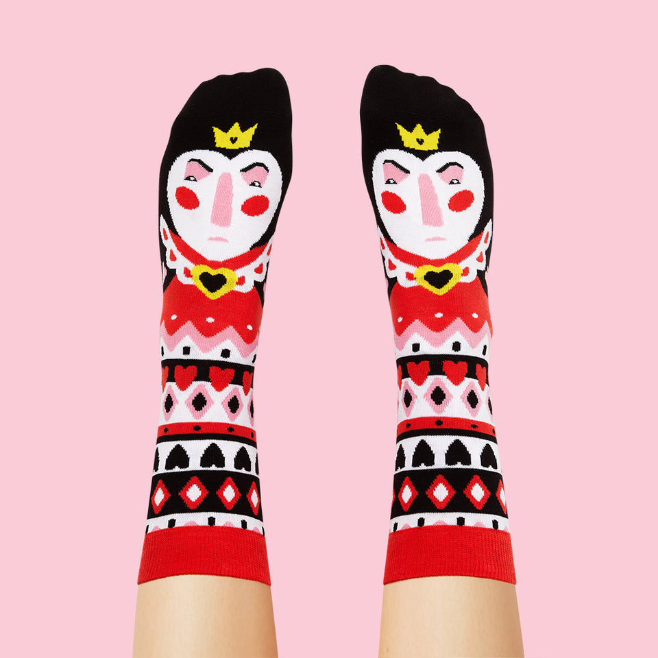 Alice in Sockland - Funny Socks With Characters - ChattyFeet