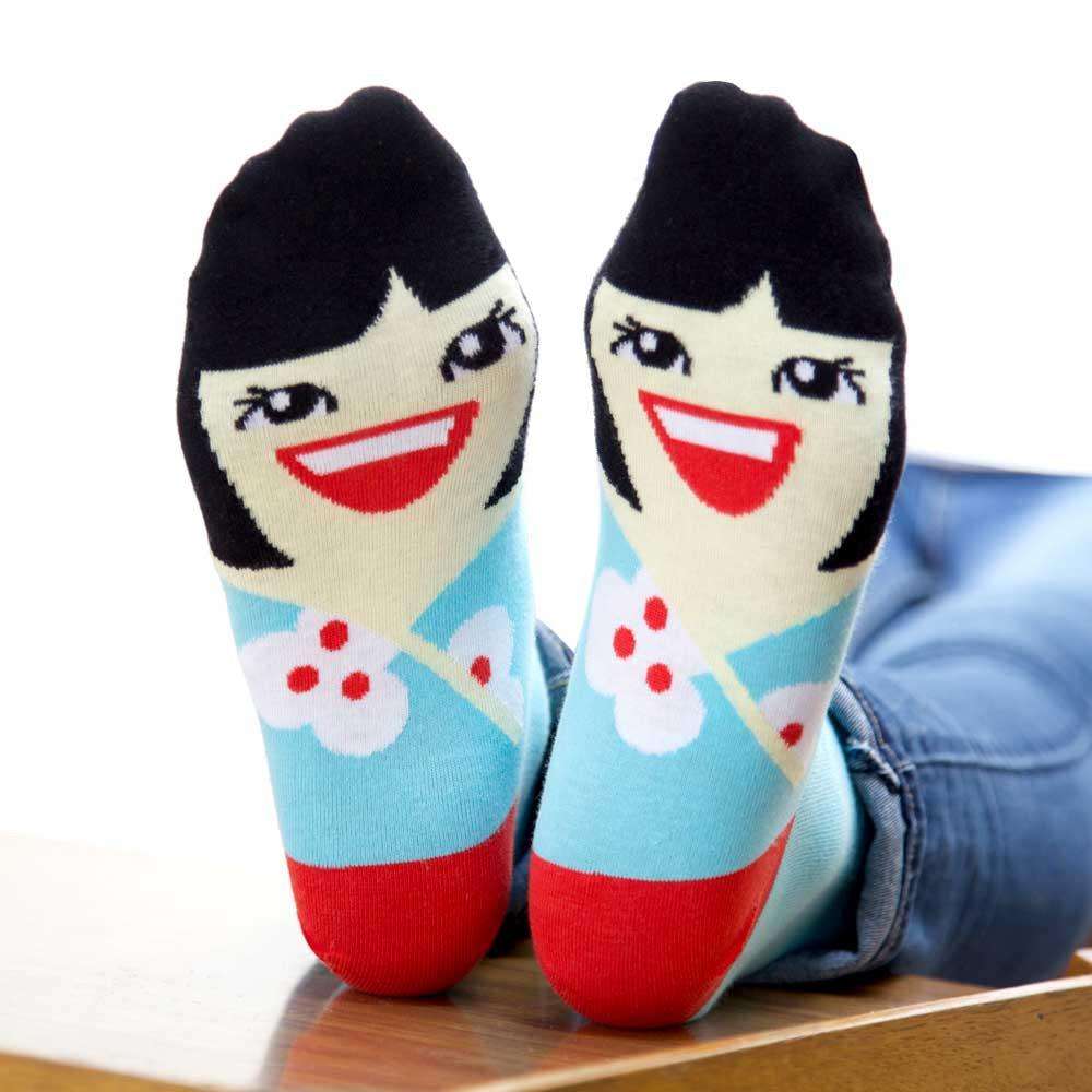 Crazy socks for women & men - Yoko Mono design