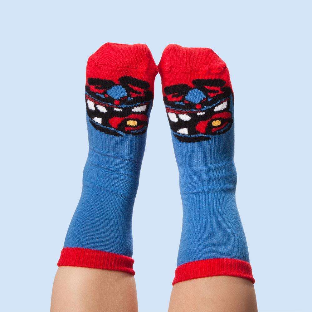 Funky Socks For Kids With A Colorful Character