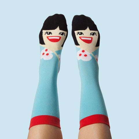 Crazy socks for women & men - Yoko Mono - ChattyFeet Socks