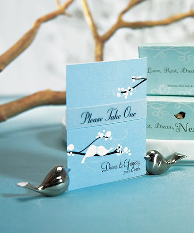 Lovebird Placeholder Wedding Favour