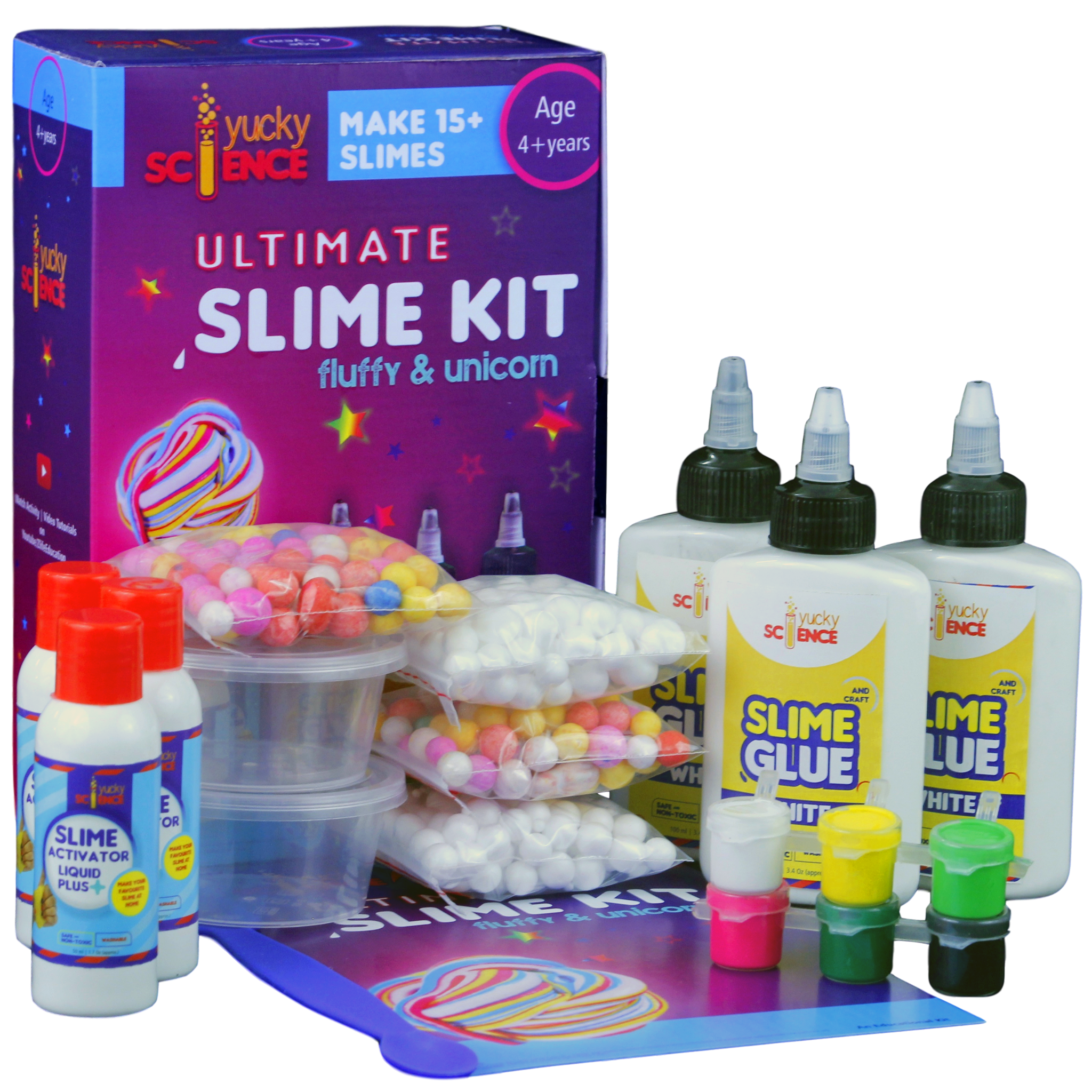 Ultimate Slime Making Kit For Kids Fluffy And Unicornmake
