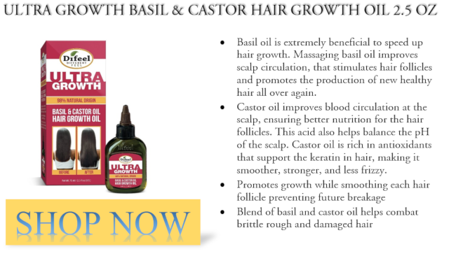 Difeel Ultra Growth Basil & Castor Oil - Shop Now