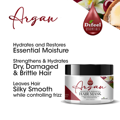Fisker excitation Tal højt Difeel Essentials Deep Nourishing Argan - Hair Mask 8 oz. | difeel - find  your natural beauty