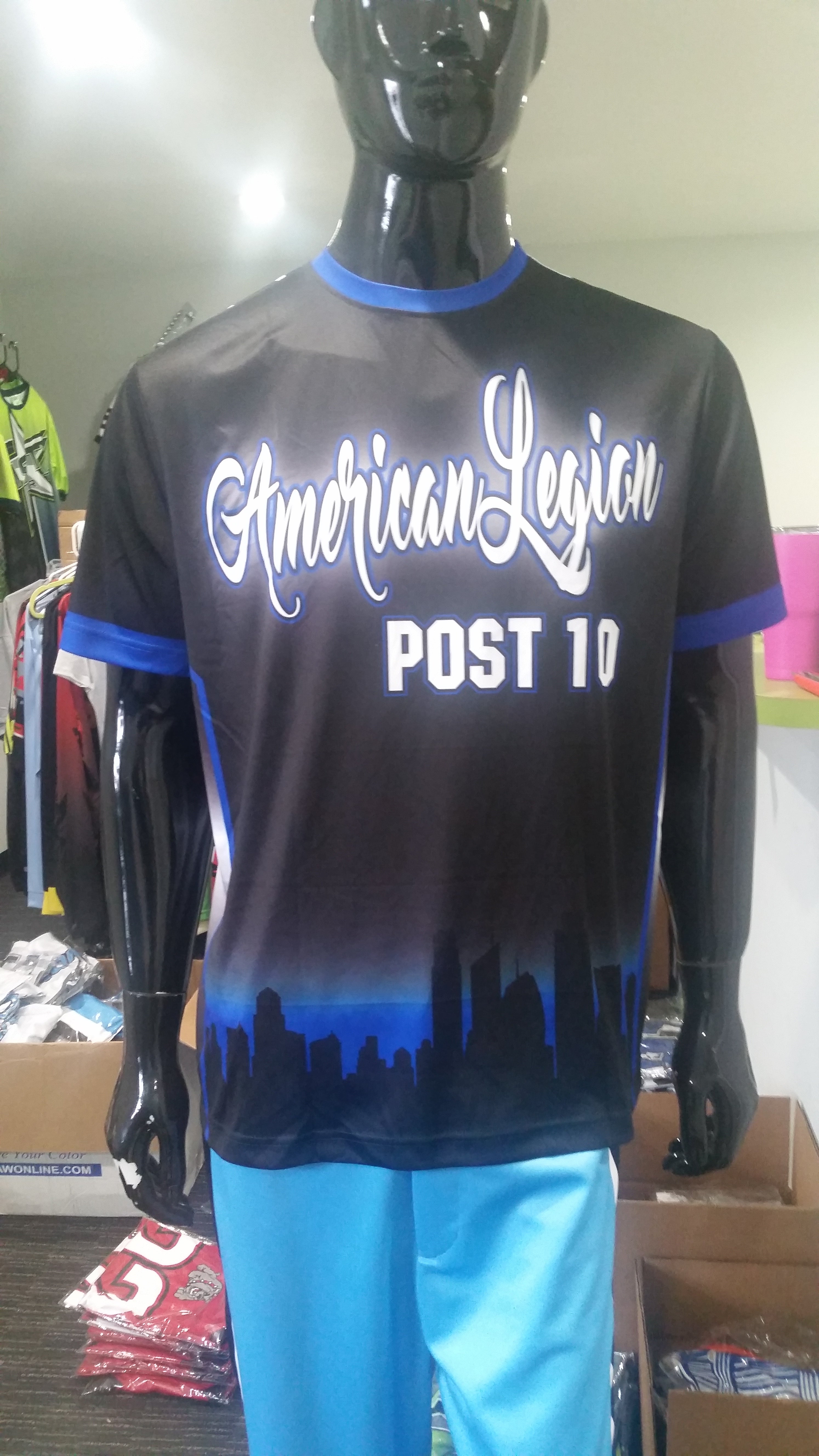 thin blue line baseball jersey