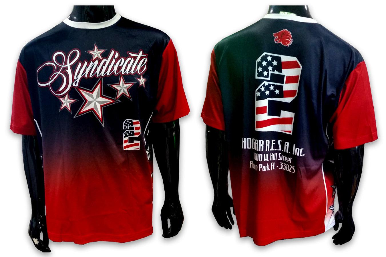 custom full dye slowpitch softball jerseys