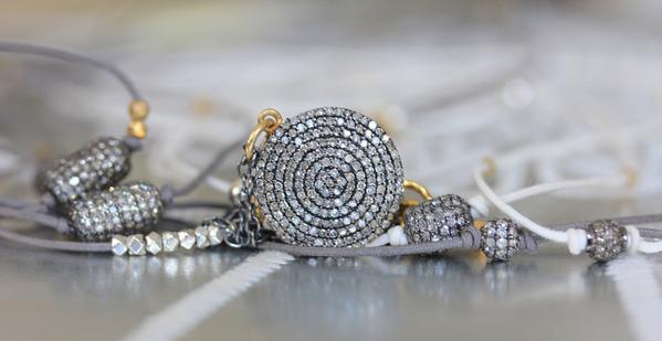 White Diamond Full Luna Necklace