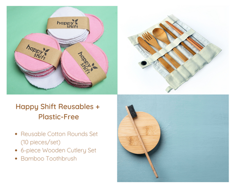 Shift to reusables and plastic-free