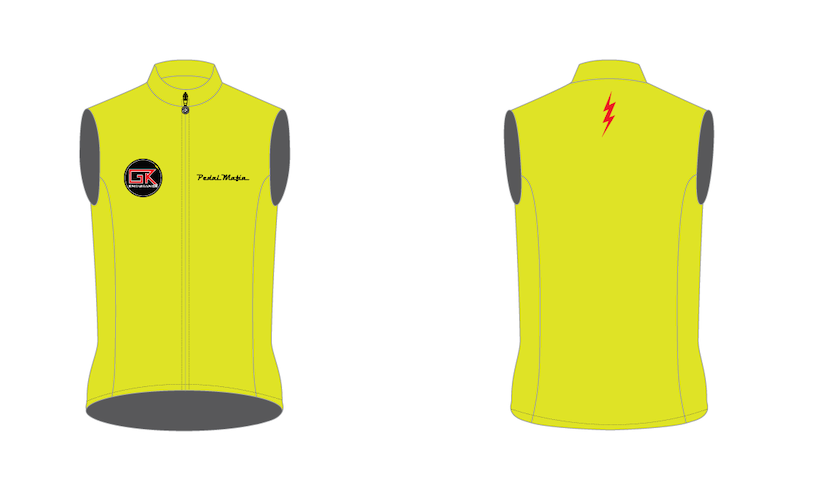 fluro bike vest