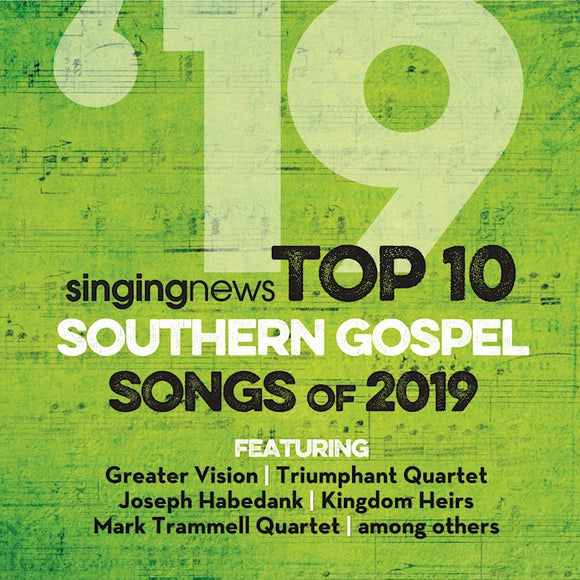 2019 Top Ten Southern Gospel Songs CD SonshineBooks