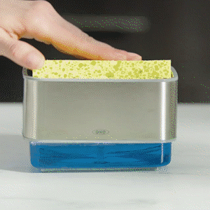 SpongePump - Estante de esponja dispensadora de jabón - JKG Global