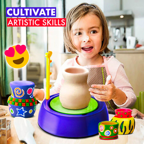 LilPotter - Pottery Wheel Studio Kit for Kids – WonderKidz Gifts