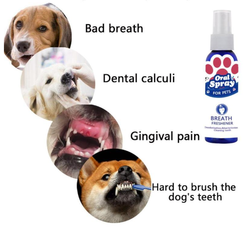 dog breath spray