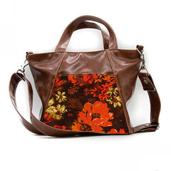 Mini Troubadour Tote - Ale Brown | Lucille Ball Floral