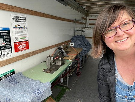 Crystalyn finding vintage sewing machines