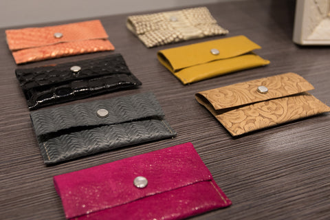 leather card cases by crystalyn kae