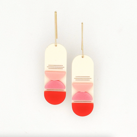 Large Abacus Earrings