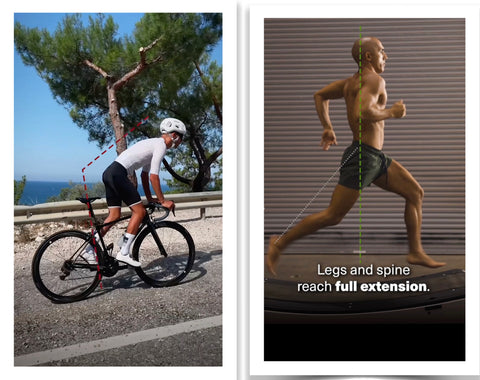 Cycling vs running