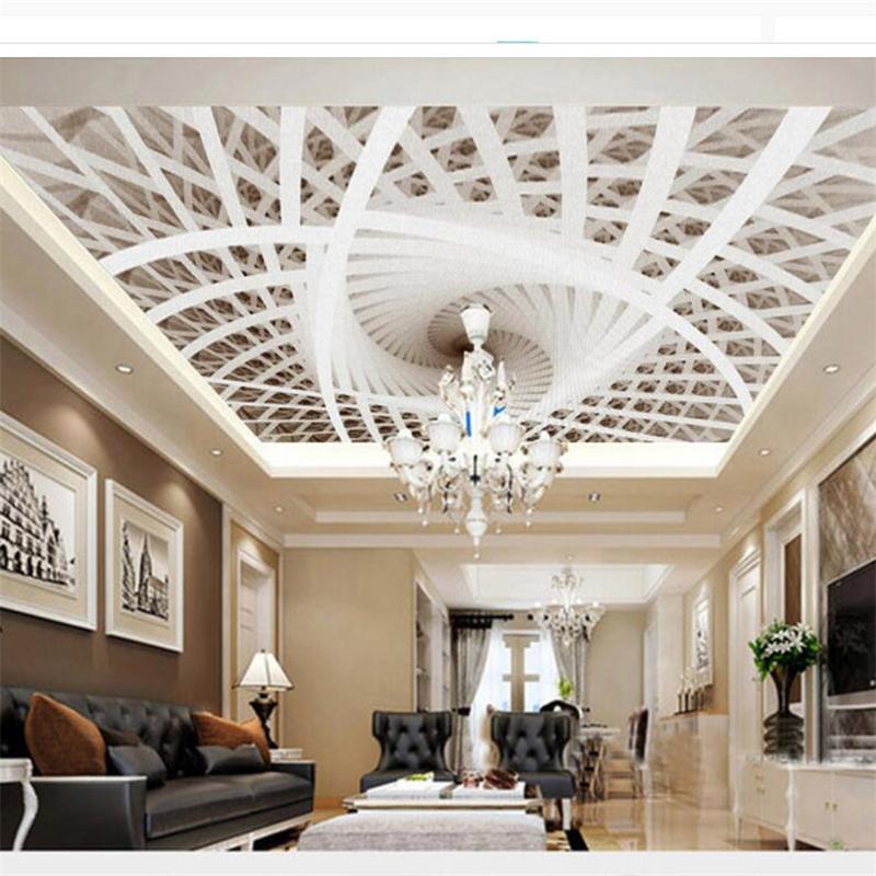 Geometric Stereo Art Ceiling Wallpaper Stickers Index Cove