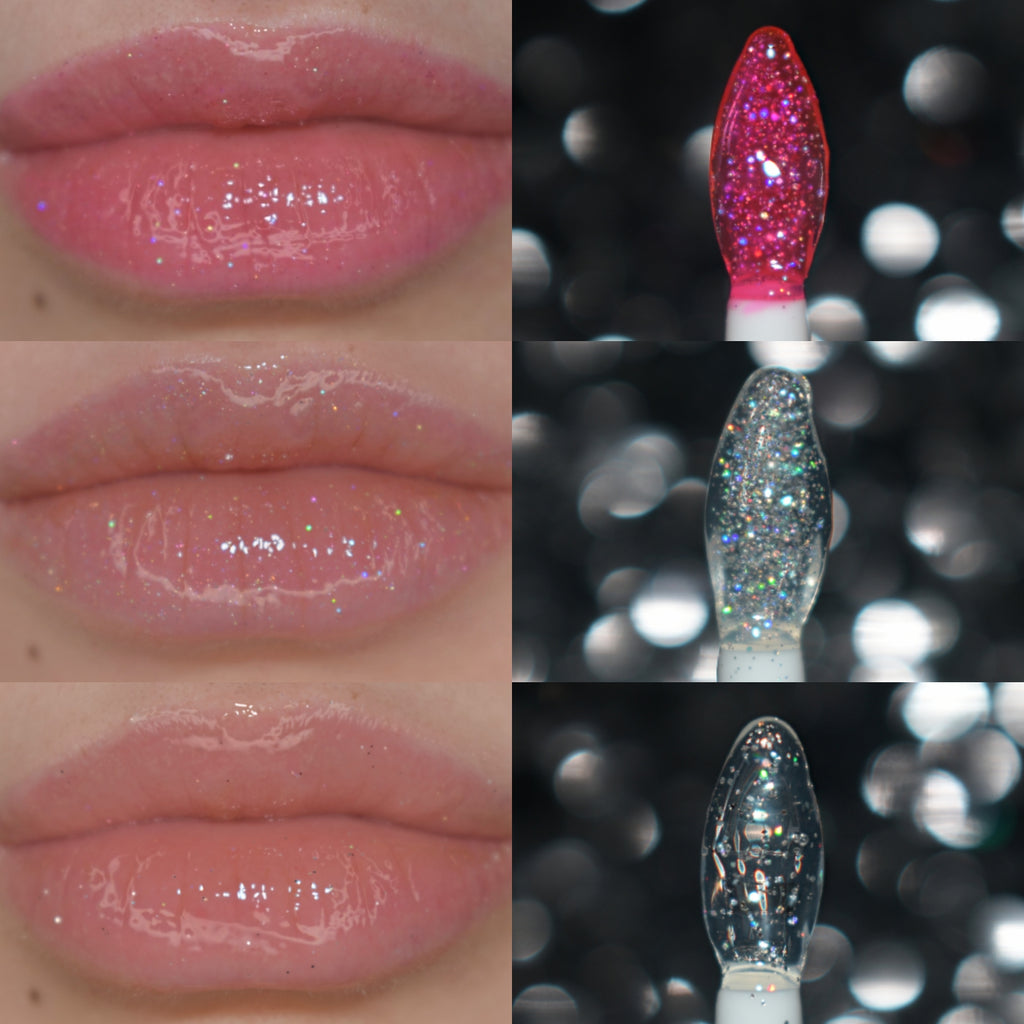 b.color Glitter Lip Gloss Strawberry (.09 oz)