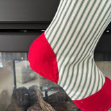 Red and Green Christmas Stocking - Style H